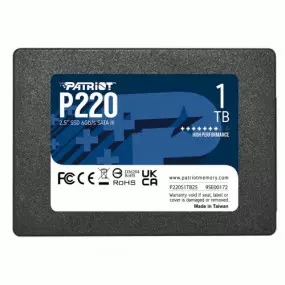 Накопичувач SSD 1TB Patriot P220 2.5" SATAIII TLC (P220S1TB25)