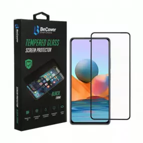 Защитное стекло BeCover для Xiaomi Poco M4 Pro 5G Black (707041)