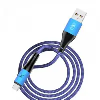 Кабель SkyDolphin S49T LED Aluminium Alloy USB - USB Type-C (M/M)