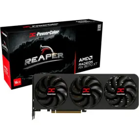 Видеокарта AMD Radeon RX 9070 XT 16GB GDDR6 Reaper PowerColor (RX9070XT 16G-A)