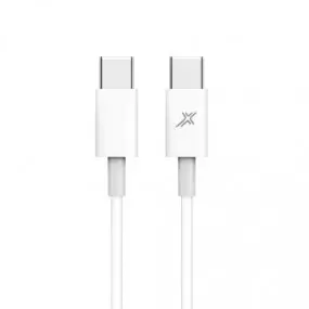 Кабель Grand-X USB Type-C - USB Type-C 20W, 1м, White (CC-03W)