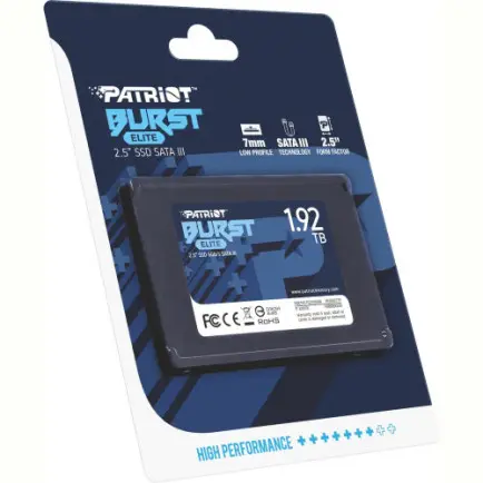 Накопитель SSD 1.92TB Patriot Burst Elite 2.5" SATAIII TLC (PBE192TS25SSDR)