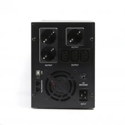 ИБП EnerGenie EG-UPS-036 3000VA, Line Int., AVR, 3xIEC+3xSchuko, USB, LCD, RJ11