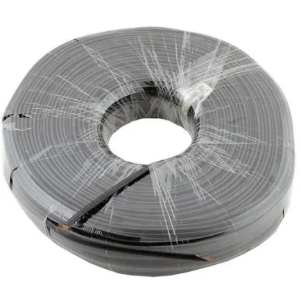 Кабель телефонный Atcom 100 м. CCS, 26AWG, 4 жилы, черный