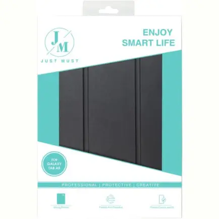 Чохол-книжка Just Must Skin Shock для Samsung Galaxy Tab A9 SM-X110/SM-X115 Black (6973297909650)