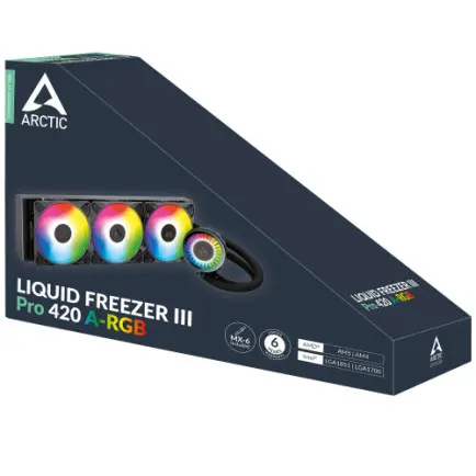 Система водяного охлаждения Arctic Liquid Freezer III Pro 420 A-RGB Black (ACFRE00185A)