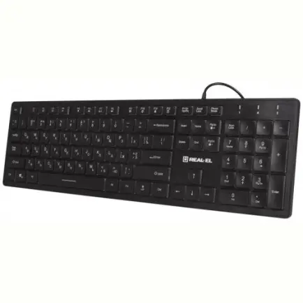 Клавиатура REAL-EL Comfort 7070 Ukr Black