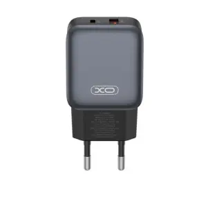Мережевий зарядний пристрій XO L156 (1USB-С, 1USB, 3А)