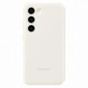 Чeхол-книжка Samsung Smart Clear View Cover для Samsung Galaxy S23 SM-S911 Cream (EF-ZS911CUEGRU)
