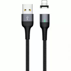 Кабель Usams US-SJ326 USB - Lightning, магнитный, 1 м, Tarnish (SJ326USB01)