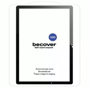 Защитное стекло BeCover 10D для Samsung Galaxy Tab A9 Plus SM-X210/SM-X215/SM-X216 11.0" Black (710586)