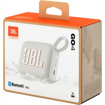 Акустическая система JBL GO 4 White (JBLGO4WHT)