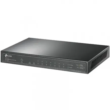 Коммутатор TP-Link TL-SG1210P (9хGE PoE+, 1xSFP/RJ-45, Max PoE 63 W)
