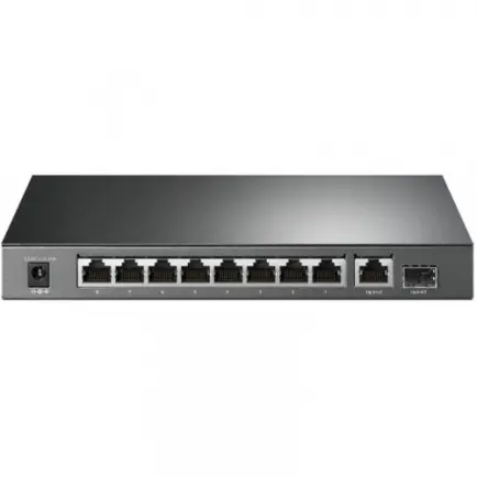 Коммутатор TP-Link TL-SG1210P (9хGE PoE+, 1xSFP/RJ-45, Max PoE 63 W)