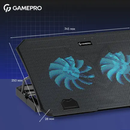 Охолоджуюча підставка для ноутбука GamePro CP350