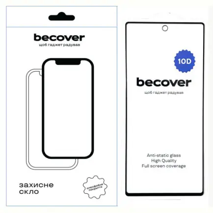 Защитное стекло BeCover для Google Pixel 6A 10D Black (711488)