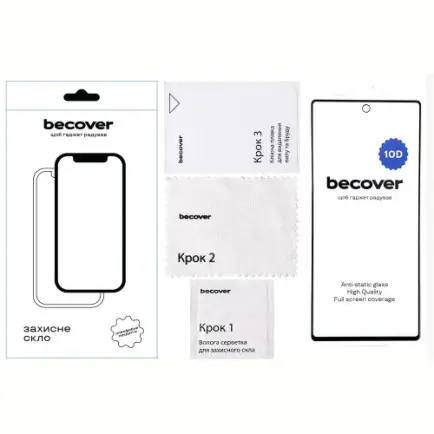 Защитное стекло BeCover для Google Pixel 6A 10D Black (711488)