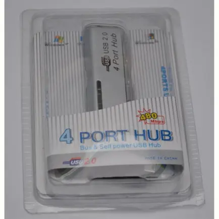 Концентратор USB2.0 Atcom TD4010 Grey (11446)
