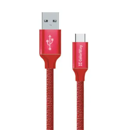 Кабель ColorWay USB - USB Type-C (M/M)