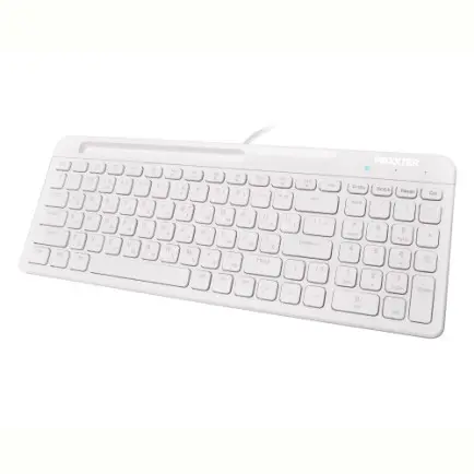 Клавиатура Maxxter KB-01W-UA White