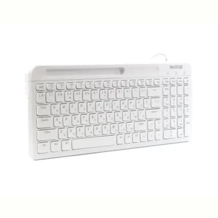 Клавиатура Maxxter KB-01W-UA White