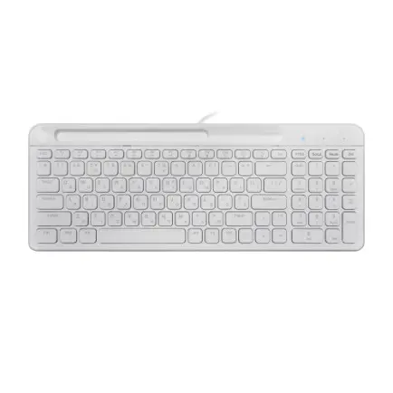 Клавиатура Maxxter KB-01W-UA White