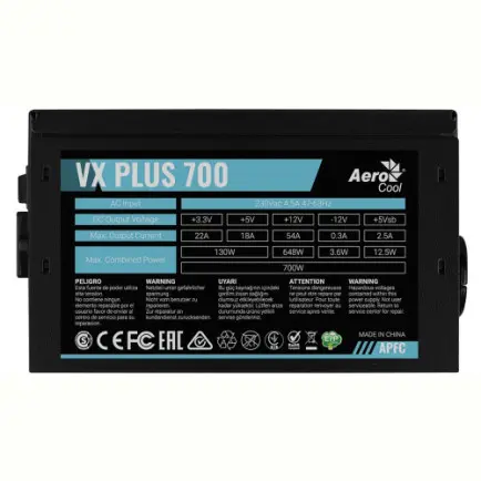 Блок питания AeroCool VX Plus 700 (ACPN-VS70AEY.11)