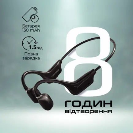 Bluetooth-гарнітура Promate Ripple Black
