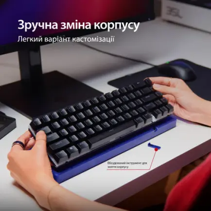 Клавіатура HyperX Origins 2 65 HX Red USB Black (B4QS3AA)