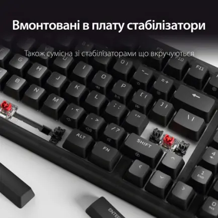 Клавіатура HyperX Origins 2 65 HX Red USB Black (B4QS3AA)
