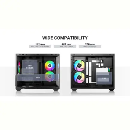 Корпус ID-Cooling View 500 ARGB Black
