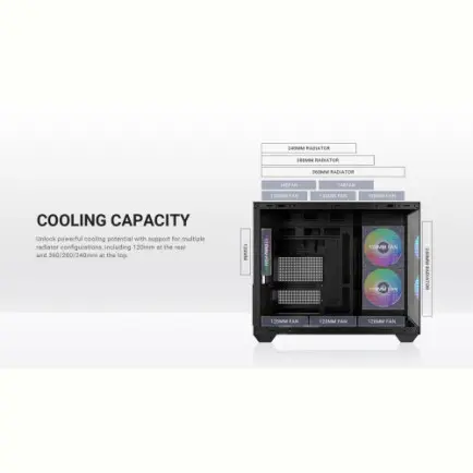 Корпус ID-Cooling View 500 ARGB Black