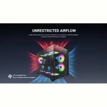 Корпус ID-Cooling View 500 ARGB Black