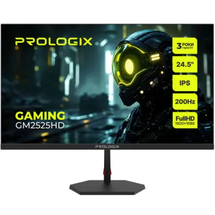 Монитор Prologix Gaming 24.5" GM2525HD IPS Black