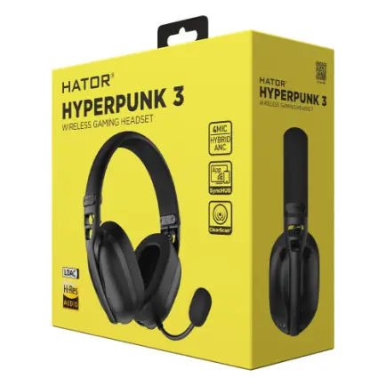 Гарнитура Hator Hyperpunk 3 Wireless Black (ESH15)