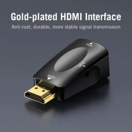 Адаптер Vention HDMI - VGA-3.5мм (M/F)