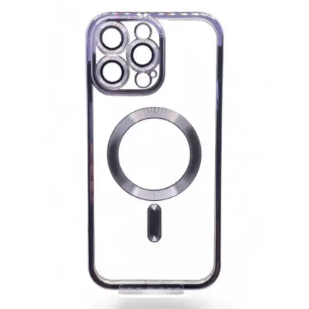 Чохол-накладка BeCover TPU Chrome Case MagSafe для Apple iPhone 16 Pro Sierra Blue (712082)