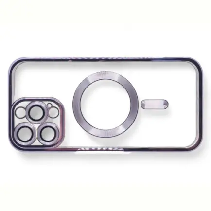 Чохол-накладка BeCover TPU Chrome Case MagSafe для Apple iPhone 16 Pro Sierra Blue (712082)