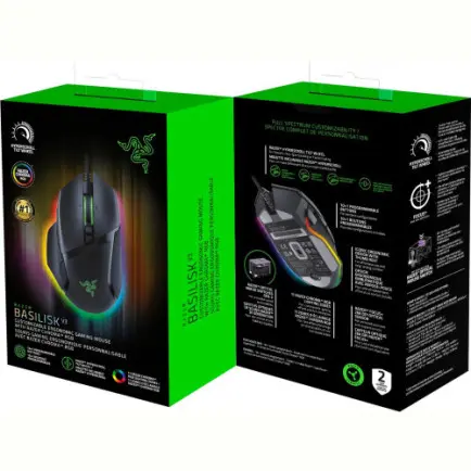 Мышь Razer Basilisk V3 Black (RZ01-04000100-R3M1)
