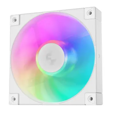 Вентилятор DeepCool FD12 ARGB WH, 120x120x25мм, 4pin, белый