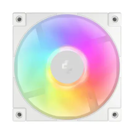 Вентилятор DeepCool FD12 ARGB WH, 120x120x25мм, 4pin, белый