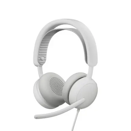 Гарнітура Logitech Zone Wired 2 USB Off-White (981-001621)