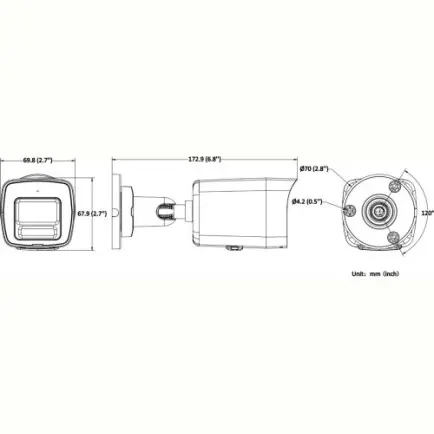 IP камера Hikvision DS-2CD1047G3H-LIUF 4МП (4мм)