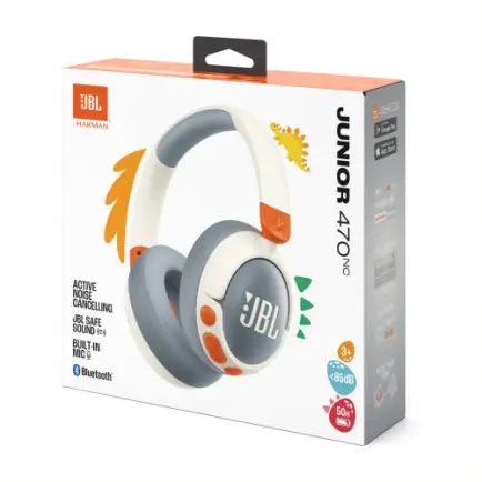 Bluetooth-гарнітура JBL Junior 470NC White (JBLJR470NCWHT)