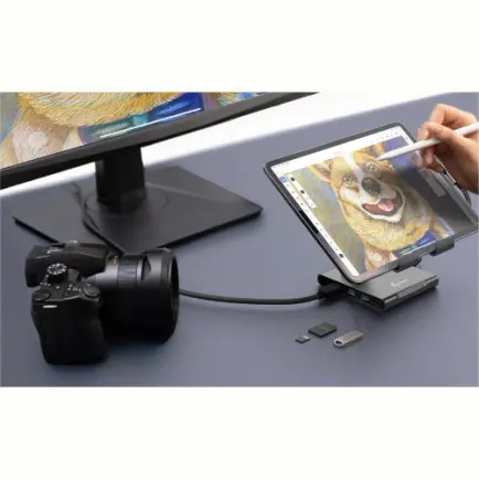 Док-станция J5create USB-C 8-в-1 (JTS224-N)