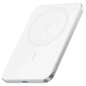 Универсальная мобильная батарея Anker Nano MagGo Slim 5000mAh 20W White (A1665H21)