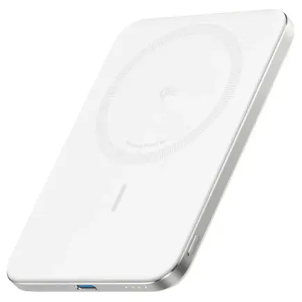 Універсальна мобільна батарея Anker Nano MagGo Slim 5000mAh 20W White (A1665H21)