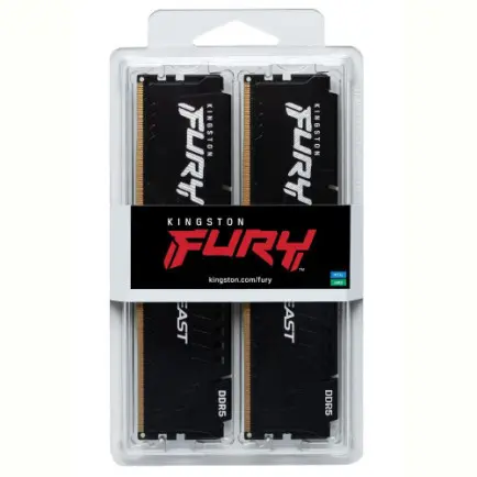Модуль пам`яті DDR5 2x16GB/6000 Kingston Fury Beast Black (KF560C36BBE2K2-32)
