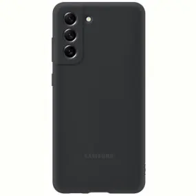 Чехол-накладка Samsung Silicone Cover для Samsung Galaxy S21 FE SM-G990 Dark Gray (EF-PG990TBEGRU)