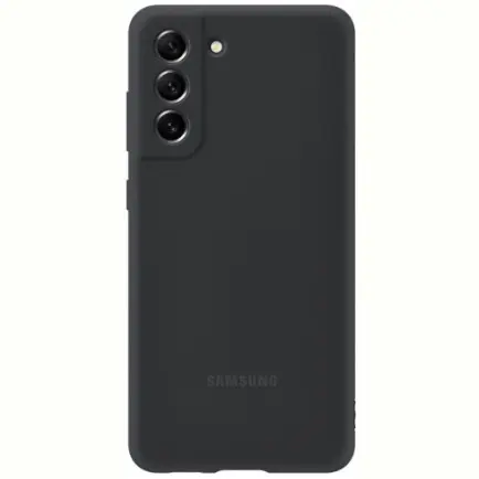 Чехол-накладка Samsung Silicone Cover для Samsung Galaxy S21 FE SM-G990 Dark Gray (EF-PG990TBEGRU)